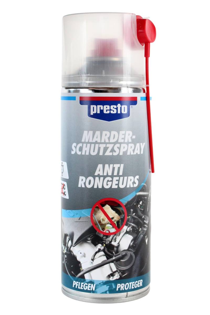 Marderschutz-Spray, 400ml, Marder Schutzspray, Anti Marder, Marderabwehr, Marderschreck PKW, Auto Schutz vor Marderbiss von BISOMO