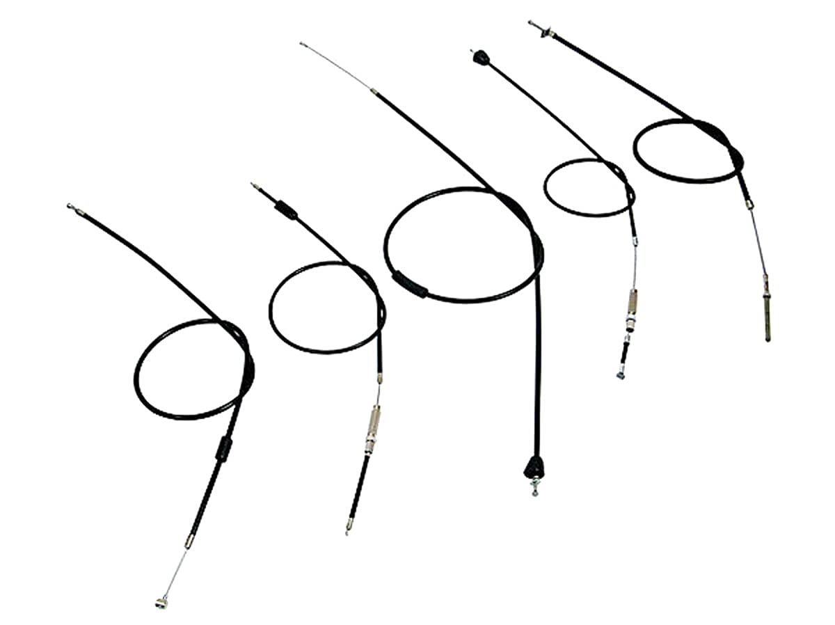 Motoflex Bowdenzug Set, 5-teilig, FL 87 mm, Gas, Bremse, Starter, Kupplung, Hochwertige Qualität, Für Simson Schwalbe Kr51/1, Schwarz Motoflex Bowdenzug Set, 5-teilig, FL 87 mm, Gas, Bremse, Starter, Kupplung, Hochwertige Qualität, Für Simson Schwalbe Kr51/1, Schwarz von BISOMO