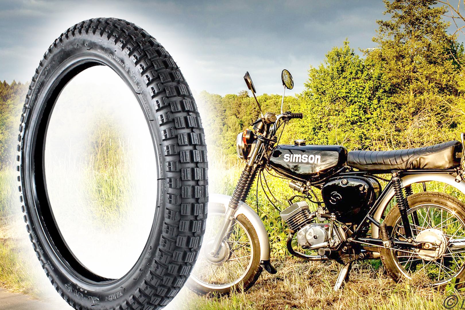 Reifen Enduro 2.75 x 16 Zoll 41N 4PR Stollenprofil F-879 für Simson S50 S51 S70 S53 KR51 SR4-1 SR4-2 SR4-3 SR4-4 Reifen Enduro 2.75 x 16 Zoll 41N 4PR Stollenprofil F-879 für Simson S50 S51 S70 S53 KR51 SR4-1 SR4-2 SR4-3 SR4-4 von BISOMO