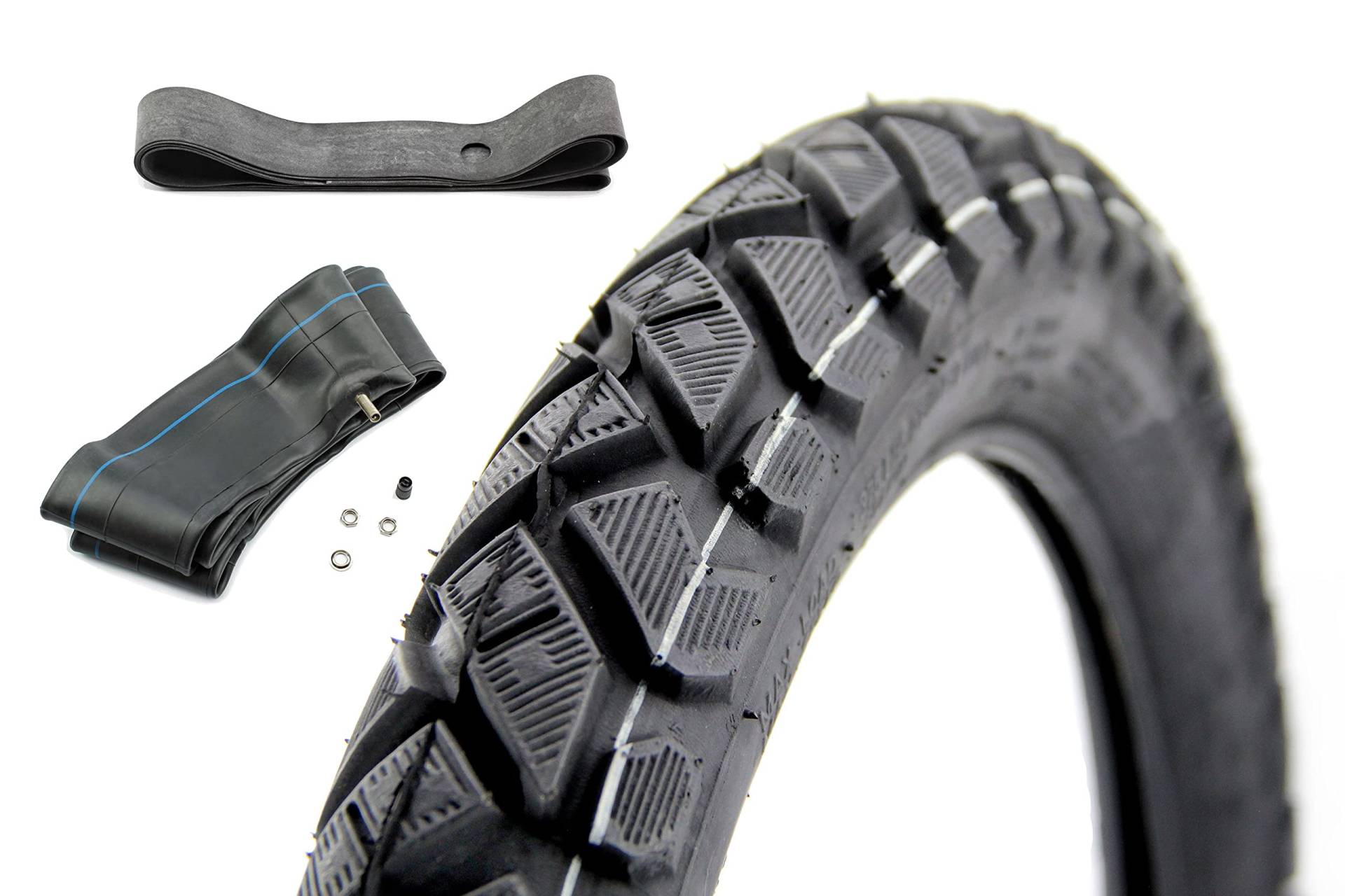 SET Vee Rubber Reifen VRM185 2,75 x 16 Zoll 46M TT + Schlauch + Felgenband für Simson von BISOMO