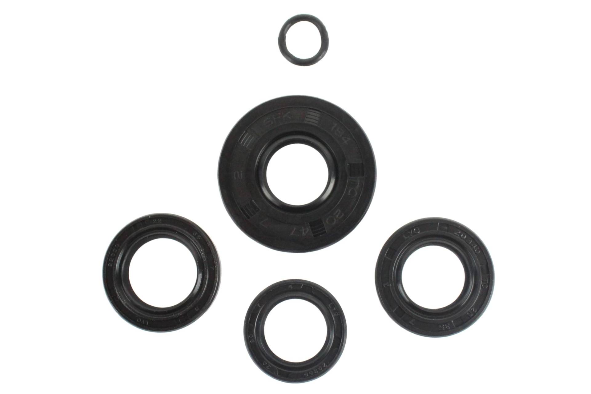 Set Wellendichtring Simmerring und O Ring für Simson S51 Enduro SR50 S53 KR51 S60 S70 (5-teilig) von BISOMO