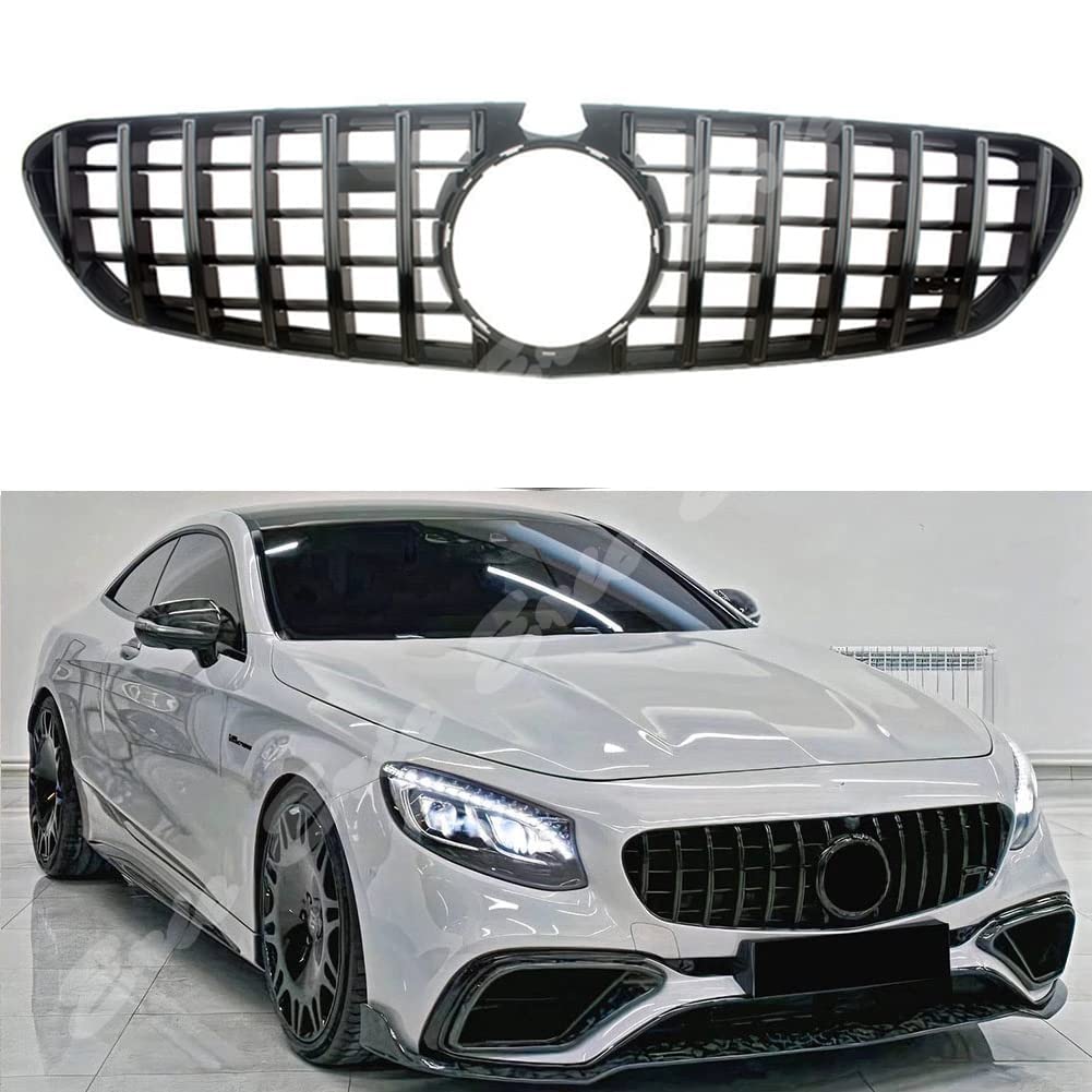 BITELF Auto Frontgrills Frontstoßstange Kühlergrill Frontstoßstange Radiator Kühlergrille Mittelnetz Grilles Radiator, für Mercedes-Benz W217 S63 S65 AMG Coupé 2018 2019 2020 2021,A BITELF Auto Frontgrills Frontstoßstange Kühlergrill Frontstoßstange Radiator Kühlergrille Mittelnetz Grilles Radiator, für Mercedes-Benz W217 S63 S65 AMG Coupé 2018 2019 2020 2021,A von BITELF
