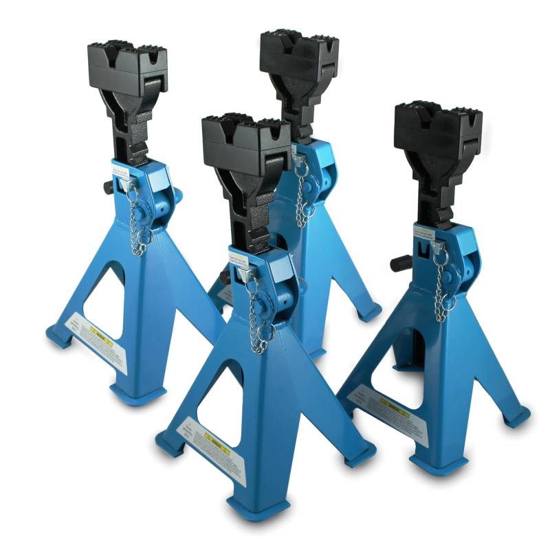 BITUXX® 4 x Unterstellböcke Auto PKW Abstellbock Stützbock Unterstellbock Wagenheber Stützen 3000 kg 3t 6000 Kg 6t von BITUXX