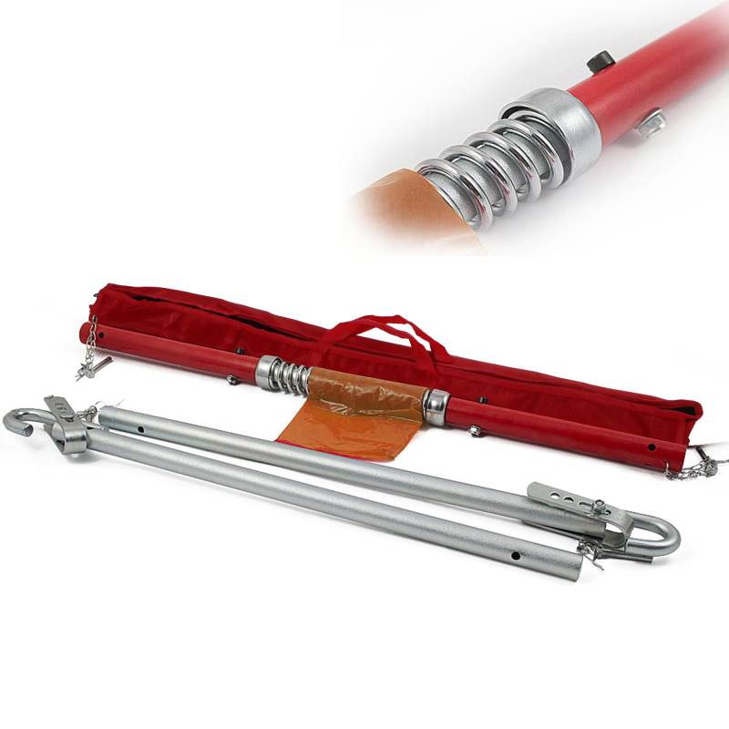BITUXX® PKW Kfz Auto Abschleppstange 3T Schleppstange mit Feder Dämpfung Zugkraft max. 3000 kg 3T Abschleppseil Pannenhilfe von BITUXX