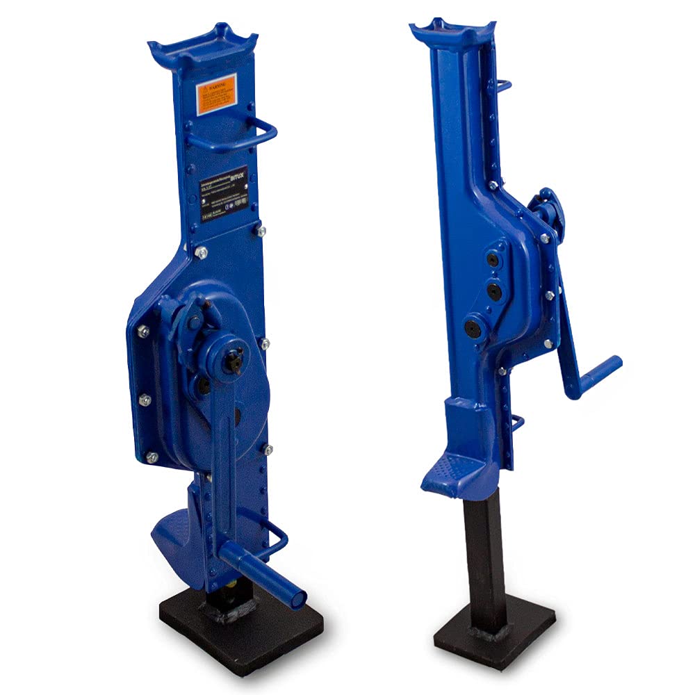 BITUXX® Stahlwinde 5,0 t Zahnstangenwinde Zahnstangenheber Stockwinde Hubwinde Hebewinde 5000 kg Winde (1 Stück) von BITUXX