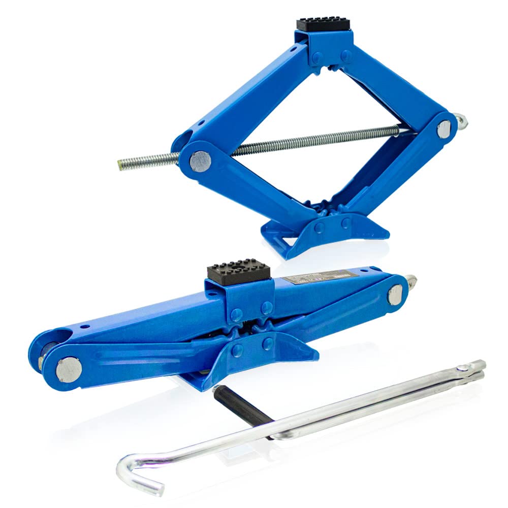 BITUXX KFZ Scherenwagenheber 2T flach Wagenheber 2 Tonnen Hubhöhe von 10,5 cm bis 38 cm inkl. Gummiauflage und praktischer Handkurbel BITUXX KFZ Scherenwagenheber 2T flach Wagenheber 2 Tonnen Hubhöhe von 10,5 cm bis 38 cm inkl. Gummiauflage und praktischer Handkurbel von BITUXX