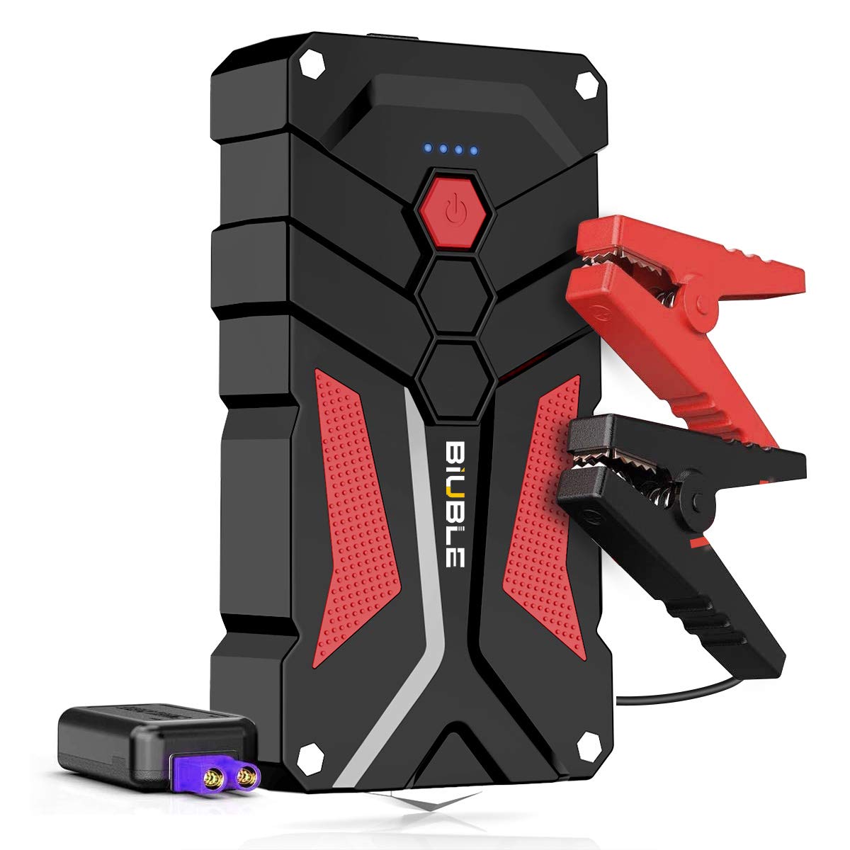 Starthilfe Auto Starthilfe Auto Batterie Booster Pack 4000A Peak 12V mit USB bis zu 7.0L Gas oder 5.5L Diesel Motor, Lithium Starthilfe mit LED-Licht Starthilfe Auto Starthilfe Auto Batterie Booster Pack 4000A Peak 12V mit USB bis zu 7.0L Gas oder 5.5L Diesel Motor, Lithium Starthilfe mit LED-Licht von BIUBLE