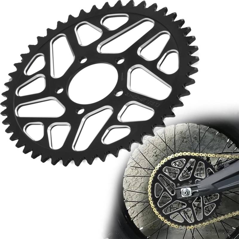 BIUGERCN 48 Zähne Motorrad Ritzel Hinterrad Ritzel Aluminiumlegierung für Sur ron Light Bee X/S Surron X Talaria Sting R MX3/R MX4 Talaria X3 XXX von BIUGERCN