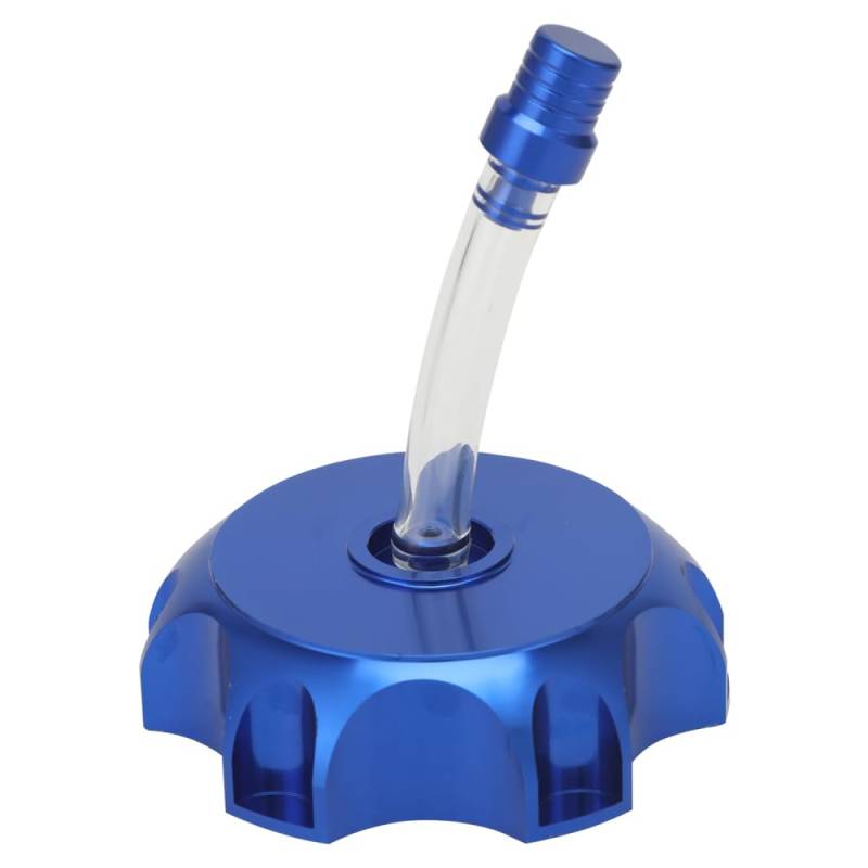BIUGERCN Dirt Pit Bike Tankdeckel Abdeckung Motorrad Tankdeckel mit Entlüftungsventil CNC Universal für YZ TTR 50cc 70cc 110cc 125cc 140cc 150cc Motocross Blau von BIUGERCN