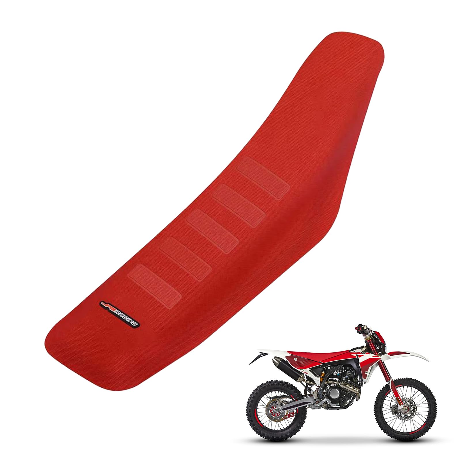 BIUGERCN Motorrad Sitzbezug Dirt Bike Sitzkissenbezug Gummi Sitzkissenbezug Universal für XX XXF XE XEF 50cc 125cc 250cc 450cc 2T 4T Motocross Enduro Motard Rally Rot BIUGERCN Motorrad Sitzbezug Dirt Bike Sitzkissenbezug Gummi Sitzkissenbezug Universal für XX XXF XE XEF 50cc 125cc 250cc 450cc 2T 4T Motocross Enduro Motard Rally Rot von BIUGERCN