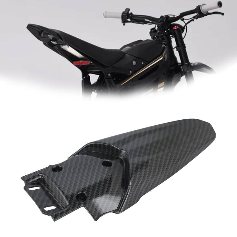Dirt Bike Heckkotflügelschutz für Talaria Mud Gaurd Motorrad Kotflügel Kotflügel Kotflügel Kohlefaser-Muster für Talaria Sting MX3 MX4 Elektro Dirt Bike von BIUGERCN