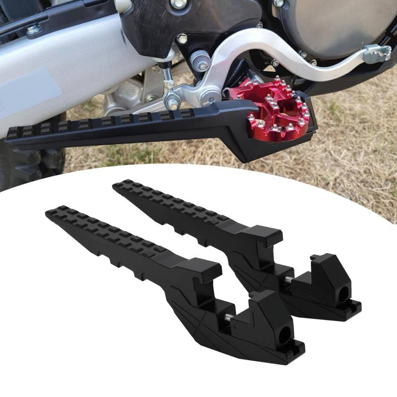 BIUGERCN Fußraste Motorrad Vorne Sozius Fußrasten Motorrad Beifahrerfußrasten Fußstützen Universal für EXC XC FE WR CRF RMZ Surron Light Bee X/S Talaria X3 X4 Dirt Pit Bike von BIUGERCN