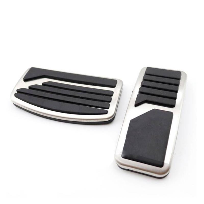 Auto Bremspedale Für Land Für Rover Für Defender 110 2020 Auto Keine Bohrer Anti-Slip Kraftstoff Brems Stahl Pads Pedale Abdeckung Zubehör Autopedal Auto Pedalkappen von BIVOO