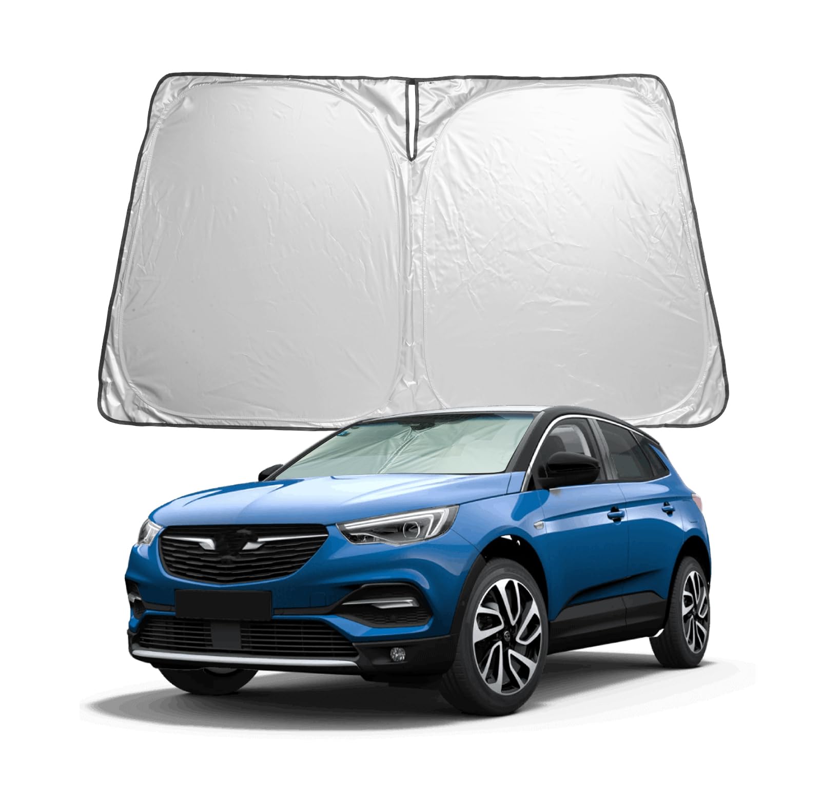 BIXUAN Grandland X Sonnenschutz kompatibel mit Opel Grandland X 2017-2024 Windschutzscheibe für das Auto Frontscheibenabdeckung Windschutz für Frontscheibe Blockiert UV Abdeckung Faltbar BIXUAN Grandland X Sonnenschutz kompatibel mit Opel Grandland X 2017-2024 Windschutzscheibe für das Auto Frontscheibenabdeckung Windschutz für Frontscheibe Blockiert UV Abdeckung Faltbar von BIXUAN