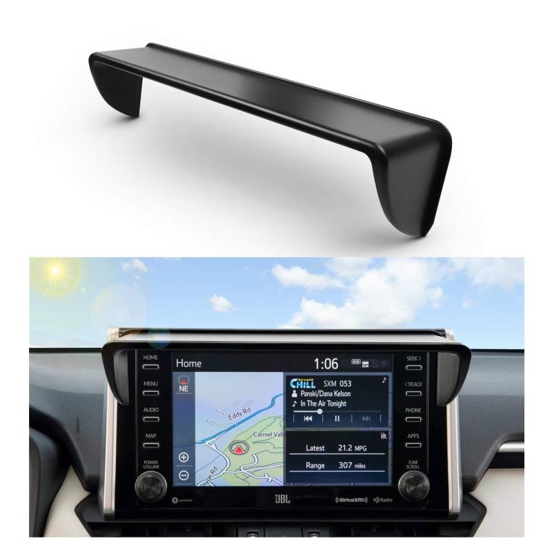 BIXUAN kompatibel mit Toyota C-HR ZYX10 NGX50 2016-2022 2023 2024 RAV4 50 2019-2024 Yaris Corolla E210 Navigator Sonnenschutz Bildschirmabdeckung Blendschutz Sonnenblende Zubehör Navigationsgerät von BIXUAN