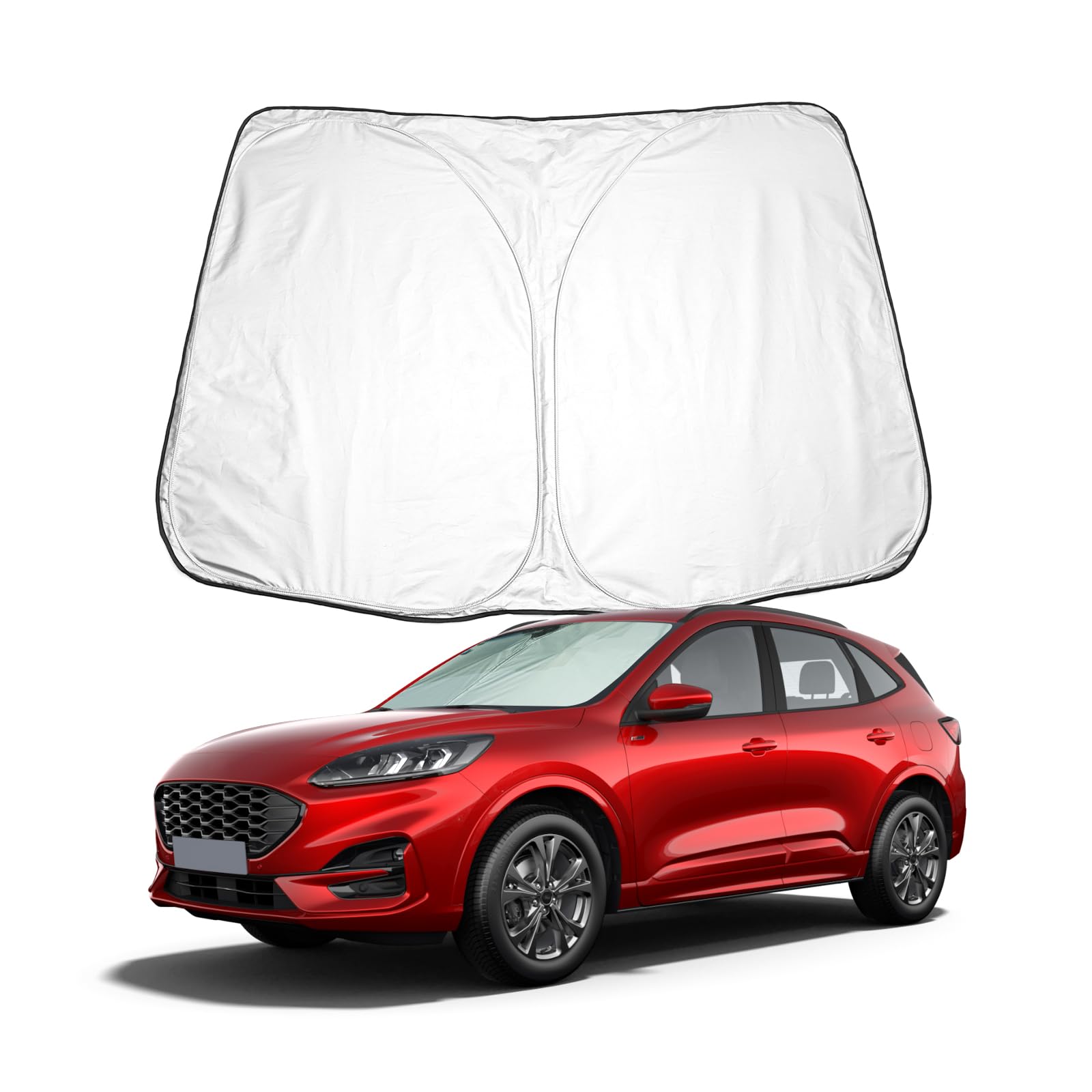 BIXUAN Kuga3 2024 Sonnenschutz kompatibel mit Ford Kuga MK3 2020-2023 2024 2025 Windschutzscheibe für Kuga 3 das Auto Frontscheibenabdeckung Windschutz für Frontscheibe Blockiert UV Abdeckung Faltbar BIXUAN Kuga3 2024 Sonnenschutz kompatibel mit Ford Kuga MK3 2020-2023 2024 2025 Windschutzscheibe für Kuga 3 das Auto Frontscheibenabdeckung Windschutz für Frontscheibe Blockiert UV Abdeckung Faltbar von BIXUAN
