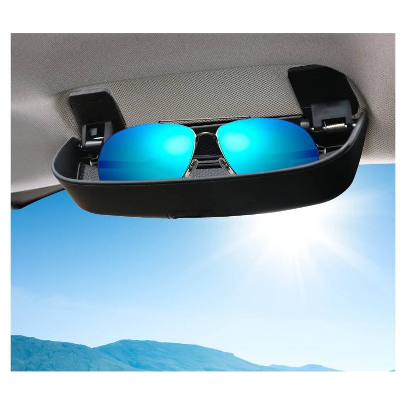 BIXUAN Golf8 kompatibel mit VW Golf 8 Mk8 2020-2023 2024 2025 Sonnenbrillenhalter Brillenetui Auto Brillenhalter Aufbewahrungsbox Organizer Golf MK8 2024 Glasses Case Holder Innenraum Zubehör von BIXUAN