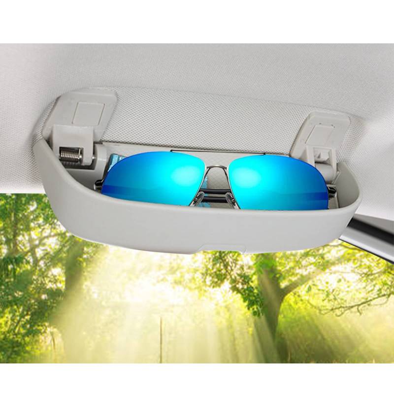 BIXUAN Golf8 2024 Sonnenbrillenhalter Brillenetui kompatibel mit VW Golf MK8 2020-2023 2024 2025 ID.3 ID.4 Cupra Born GTI Variant GTE GTD Innenraum Aufbewahrungsbox Organizer(3 Schraubendreher) von BIXUAN