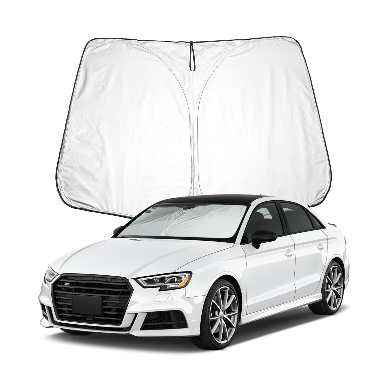 BIXUAN Sonnenschutz kompatibel mit Audi A3 8V S RS 2014-2020 Windschutzscheibe für das Auto Frontscheibenabdeckung Windschutz für Frontscheibe Blockiert UV Abdeckung Faltbar BIXUAN Sonnenschutz kompatibel mit Audi A3 8V S RS 2014-2020 Windschutzscheibe für das Auto Frontscheibenabdeckung Windschutz für Frontscheibe Blockiert UV Abdeckung Faltbar von BIXUAN