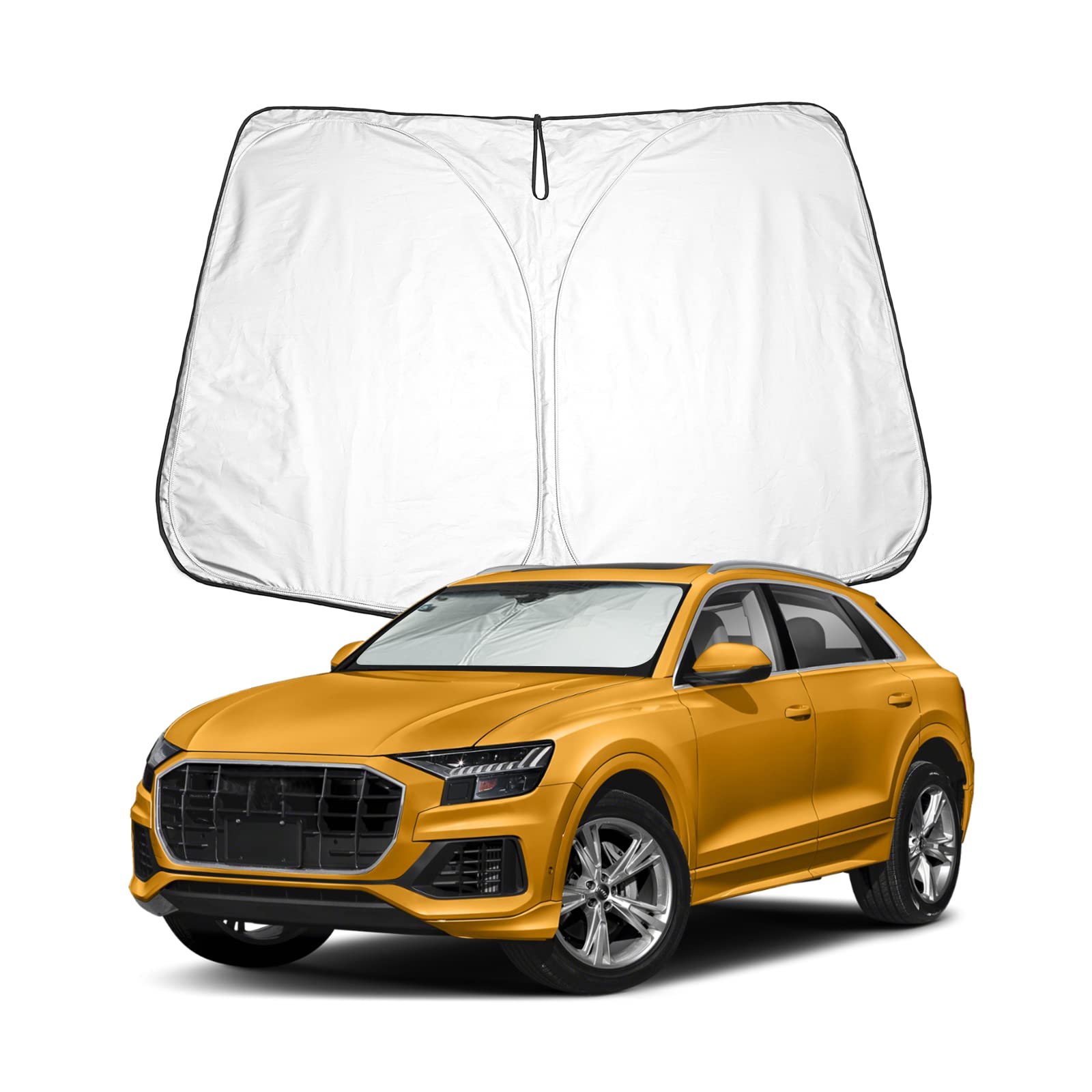 BIXUAN Q8 2024 Sonnenschutz kompatibel mit Audi Q8 S RS 2019 2020 2021 2022 2023 2024 Windschutzscheibe für das Auto Frontscheibenabdeckung Windschutz für Frontscheibe Blockiert UV Abdeckung Faltbar BIXUAN Q8 2024 Sonnenschutz kompatibel mit Audi Q8 S RS 2019 2020 2021 2022 2023 2024 Windschutzscheibe für das Auto Frontscheibenabdeckung Windschutz für Frontscheibe Blockiert UV Abdeckung Faltbar von BIXUAN