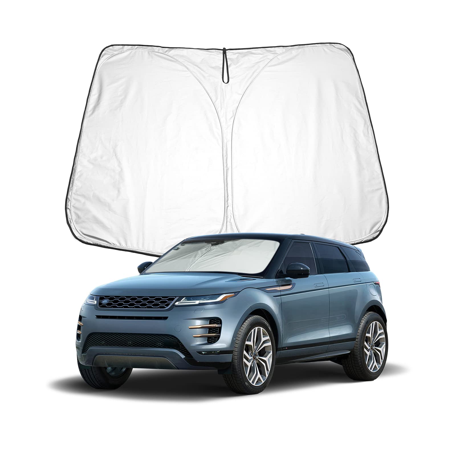 BIXUAN Evoque L551 Sonnenschutz kompatibel mit Land Rover Range Evoque L511 L538 2012-2020 Windschutzscheibe für das Auto Frontscheibenabdeckung Windschutz für Frontscheibe Blockiert UV Abdeckung von BIXUAN