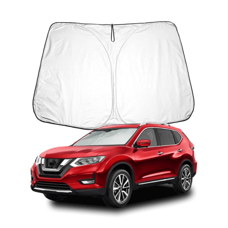 BIXUAN Sonnenschutz kompatibel mit Nissan X-Trail T32 NT32 2015-2020 Renault Koleos 2017-2022 Windschutzscheibe für das Auto Frontscheibenabdeckung Windschutz für Frontscheibe Blockiert UV Abdeckung von BIXUAN