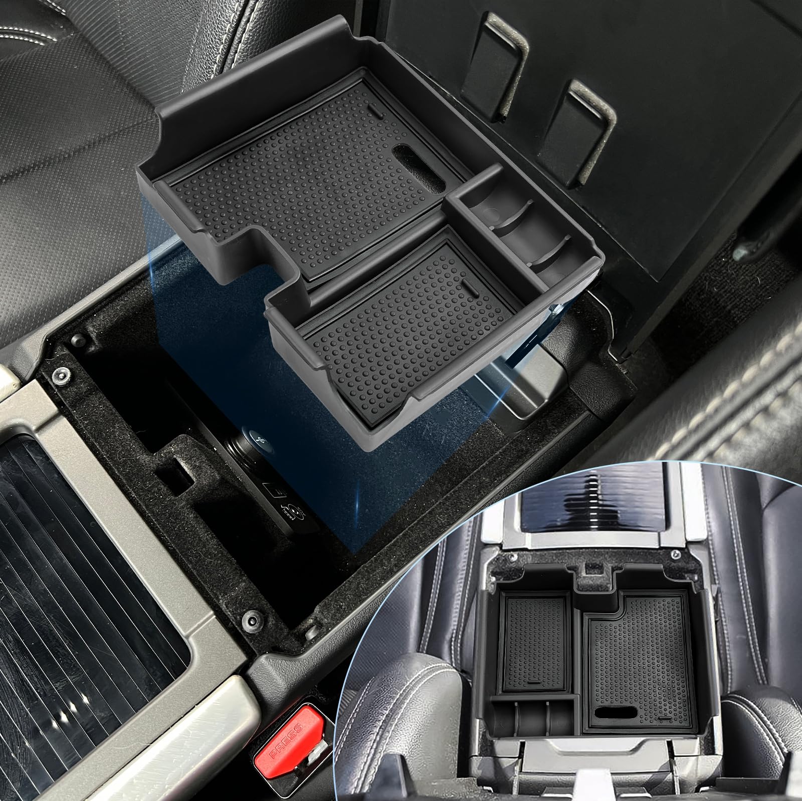 BIXUAN kompatibel mit Land Rover Range Rover Evoque 2011 2012 2013 2014 2015 2016 2017 2018 Mittelkonsole Aufbewahrungsbox Ablagefach Armlehne Organizer Tray Mittelarmlehne Handschuhfach BIXUAN kompatibel mit Land Rover Range Rover Evoque 2011 2012 2013 2014 2015 2016 2017 2018 Mittelkonsole Aufbewahrungsbox Ablagefach Armlehne Organizer Tray Mittelarmlehne Handschuhfach von BIXUAN