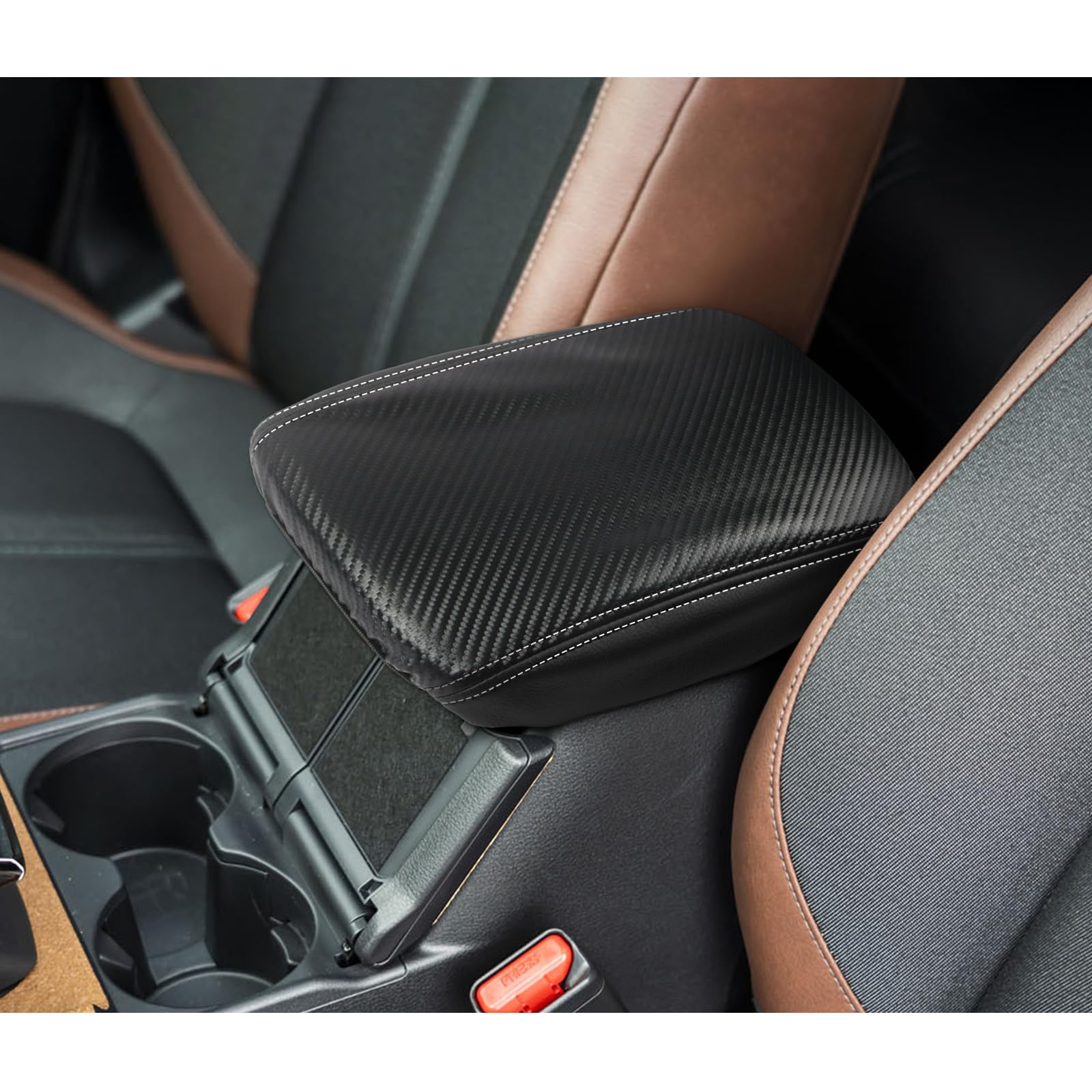 BIXUAN kompatibel mit Mazda MX-30 2021-2023 Carbon Textured Armlehnenabdeckung Mittelkonsole Mittelarmlehne überzug Bezug Armlehne Deckel Innenraum Zubehör Schutz Leder Polster Schwarzer BIXUAN kompatibel mit Mazda MX-30 2021-2023 Carbon Textured Armlehnenabdeckung Mittelkonsole Mittelarmlehne überzug Bezug Armlehne Deckel Innenraum Zubehör Schutz Leder Polster Schwarzer von BIXUAN