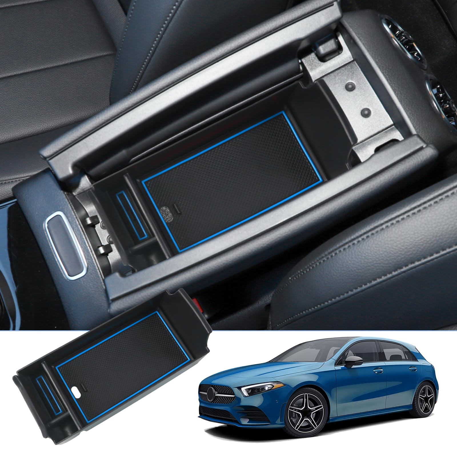 BIXUAN kompatibel mit Mercedes Benz A-Klasse W177 V177 B-Klasse W247 GLA H247 X247 EQA EQB Mittelkonsole Aufbewahrungsbox Ablagefach zubehör,Armlehne Organizer Tray Mittelarmlehne Handschuhfach BIXUAN kompatibel mit Mercedes Benz A-Klasse W177 V177 B-Klasse W247 GLA H247 X247 EQA EQB Mittelkonsole Aufbewahrungsbox Ablagefach zubehör,Armlehne Organizer Tray Mittelarmlehne Handschuhfach von BIXUAN