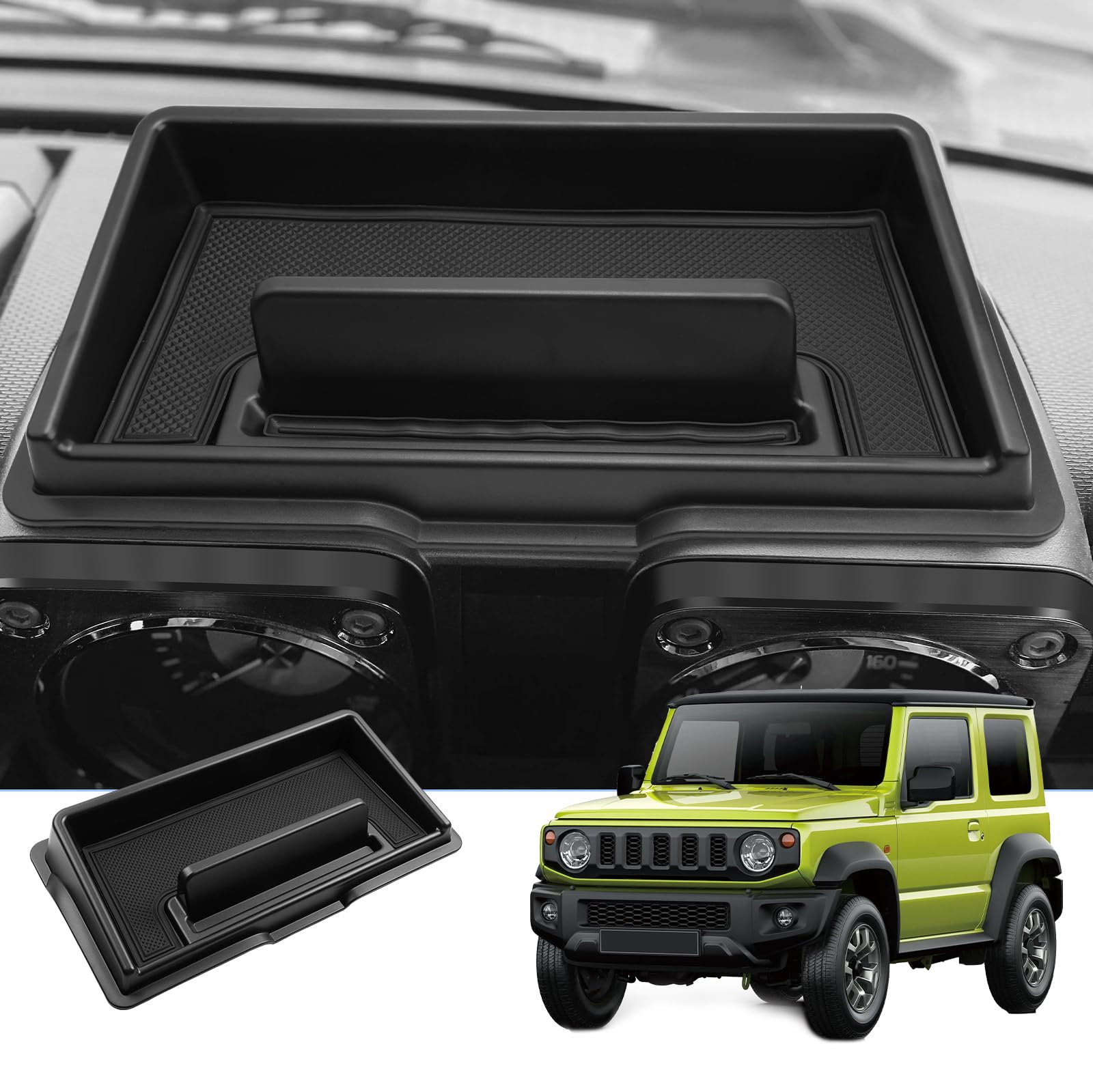 BIXUAN kompatibel mit Suzuki Jimny JB64S JB74W 2018-2021 2022 2023 2024 Mittelkonsole Aufbewahrungsbox Rutschfester Matte Ablagefach Zubehör Jimny Armlehne Organizer Tray Mittelarmlehne Handschuhfach BIXUAN kompatibel mit Suzuki Jimny JB64S JB74W 2018-2021 2022 2023 2024 Mittelkonsole Aufbewahrungsbox Rutschfester Matte Ablagefach Zubehör Jimny Armlehne Organizer Tray Mittelarmlehne Handschuhfach von BIXUAN