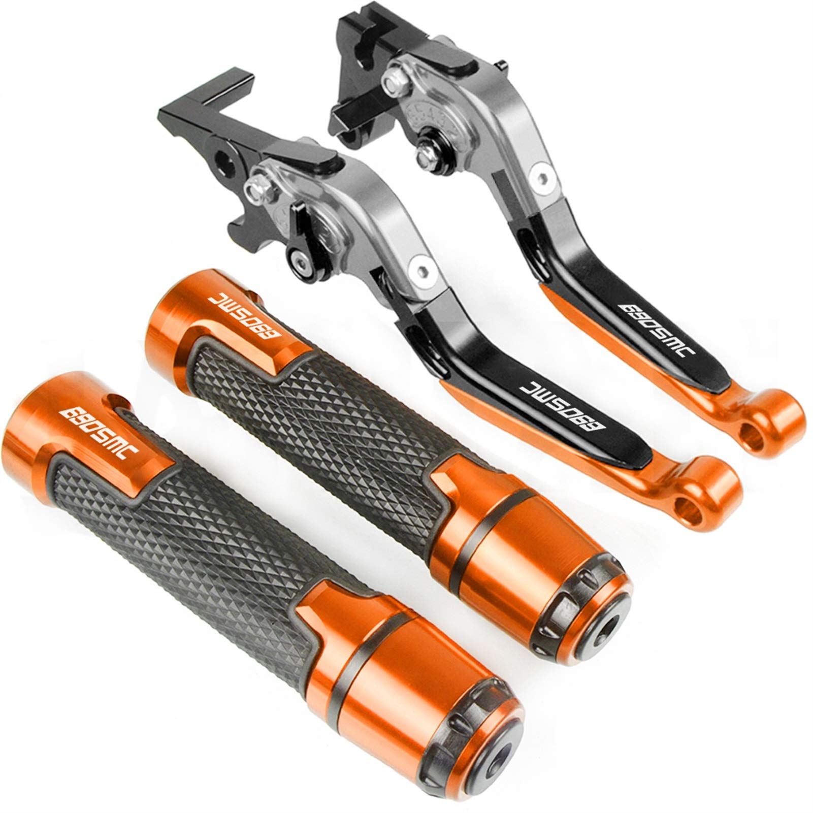 Motorrad Kupplungs Hebel Für 690 SMC R 2008 2009 2010 2011 2012 2013 Motorrad Faltbar Expandable Zubehör Einstellbare Bremskupplung Hebel Lenker(TMAX500 2) von BIZIQIMY
