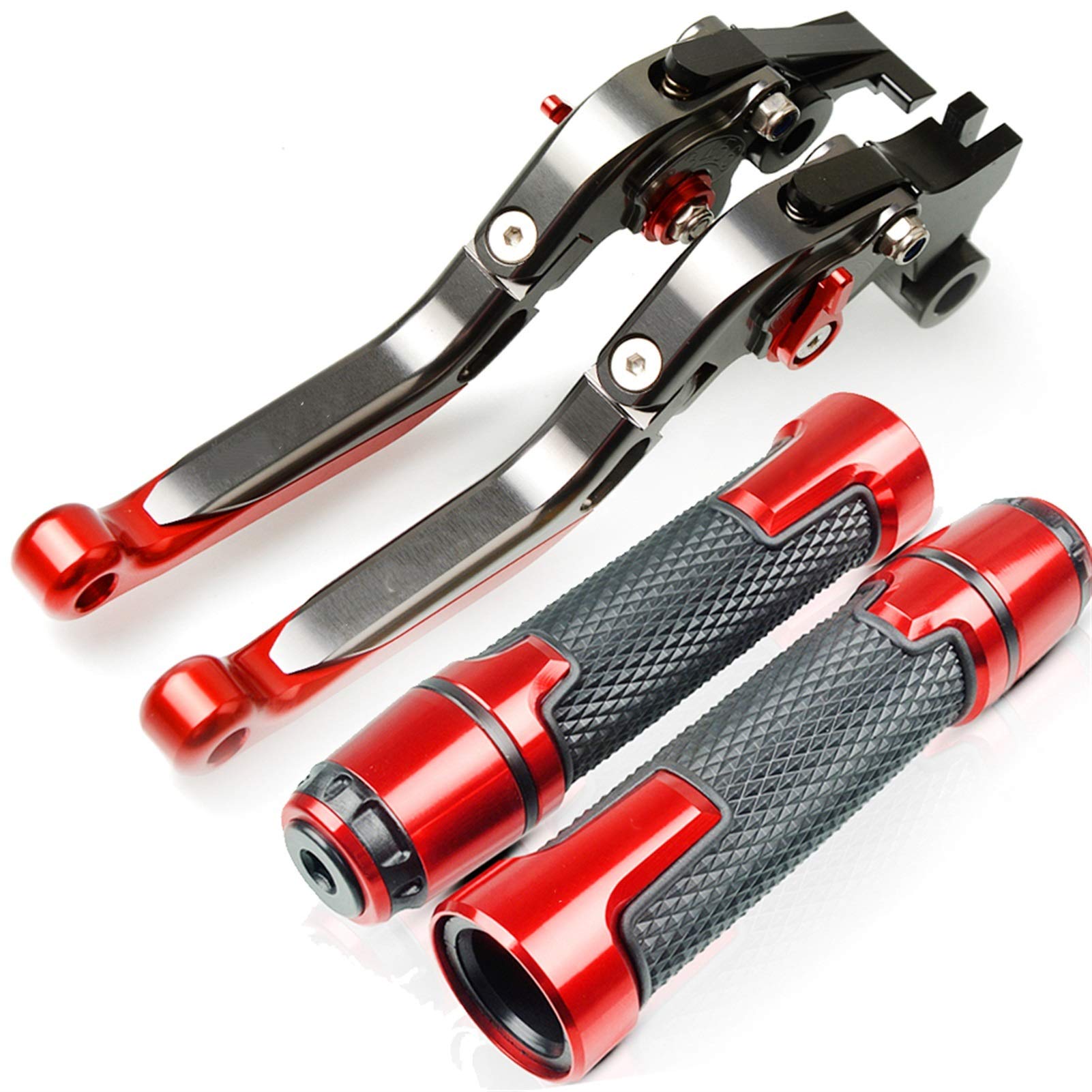 Motorrad Kupplungs Hebel Für 690 SMCR 2008-2010 2009 Motorrad CNC Bremskupplung Hebel Lenker Griff Griff Handgriffe Kappe(TMAX500 7) von BIZIQIMY