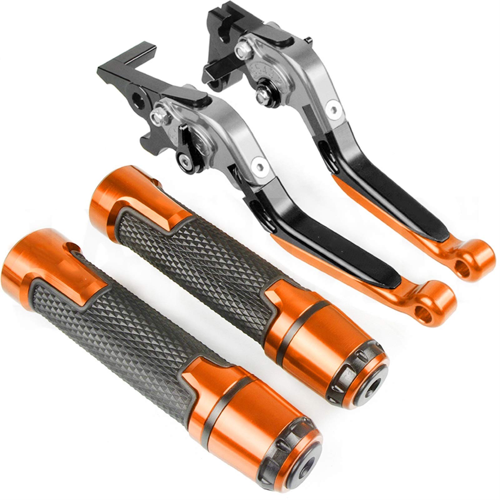 Motorrad Kupplungs Hebel Für 690 SMCR 2008-2010 2009 Motorrad Faltbar Expandable Zubehör Einstellbare Bremskupplung Hebel Lenker(TMAX500 1) von BIZIQIMY