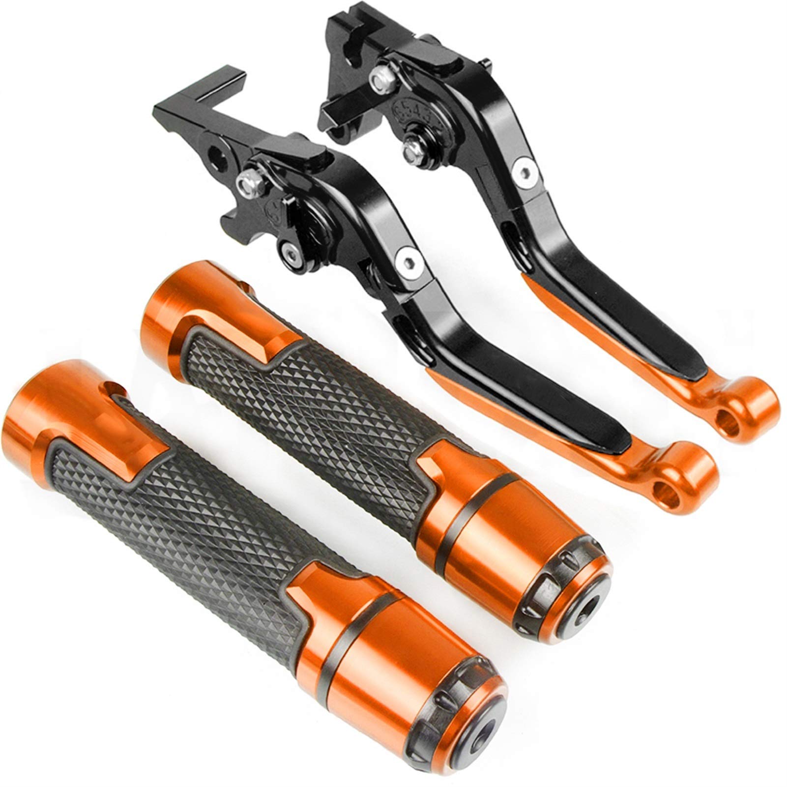 Motorrad Kupplungs Hebel Für 690 SMCR 2008-2010 2009 Motorrad Faltbar Expandable Zubehör Einstellbare Bremskupplung Hebel Lenker(TMAX500 3) von BIZIQIMY
