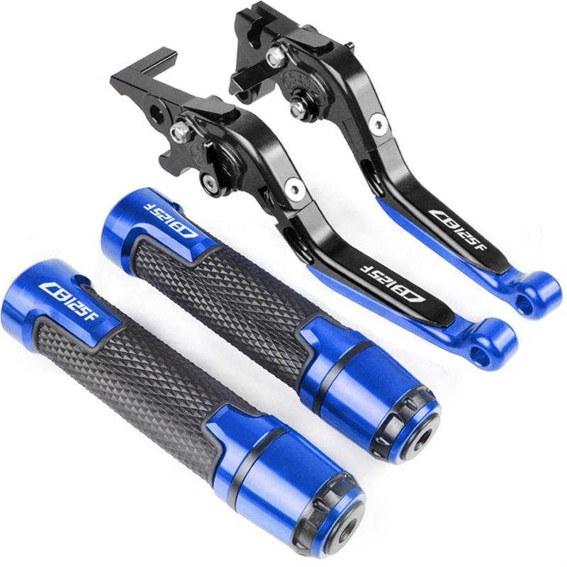 Motorrad Kupplungs Hebel Für ホンダ用 CB125F CB 125F 125 F 2016 Motorrad CB125 F Zubehör Falten Ausziehbare Bremskupplungshebel Lenker Handgriffe(TMAX500 8) von BIZIQIMY