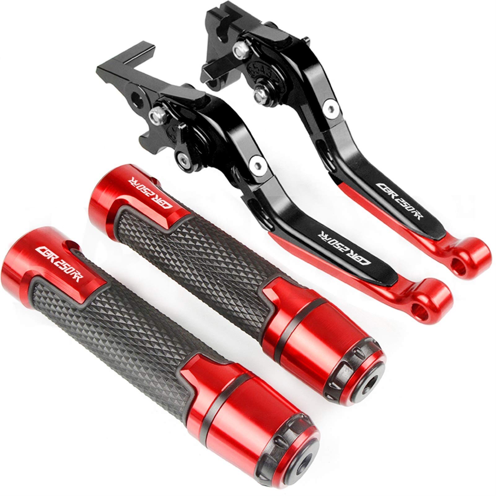 Motorrad Kupplungs Hebel Für ホンダ用 CBR250RR CBR 250RR NC22 2011-2018 2017 2016 2015 2014 Motorrad Faltbar Erweiterbarer Zubehör Verstellbare Bremskupplung Hebel Lenker(TMAX500 3) von BIZIQIMY