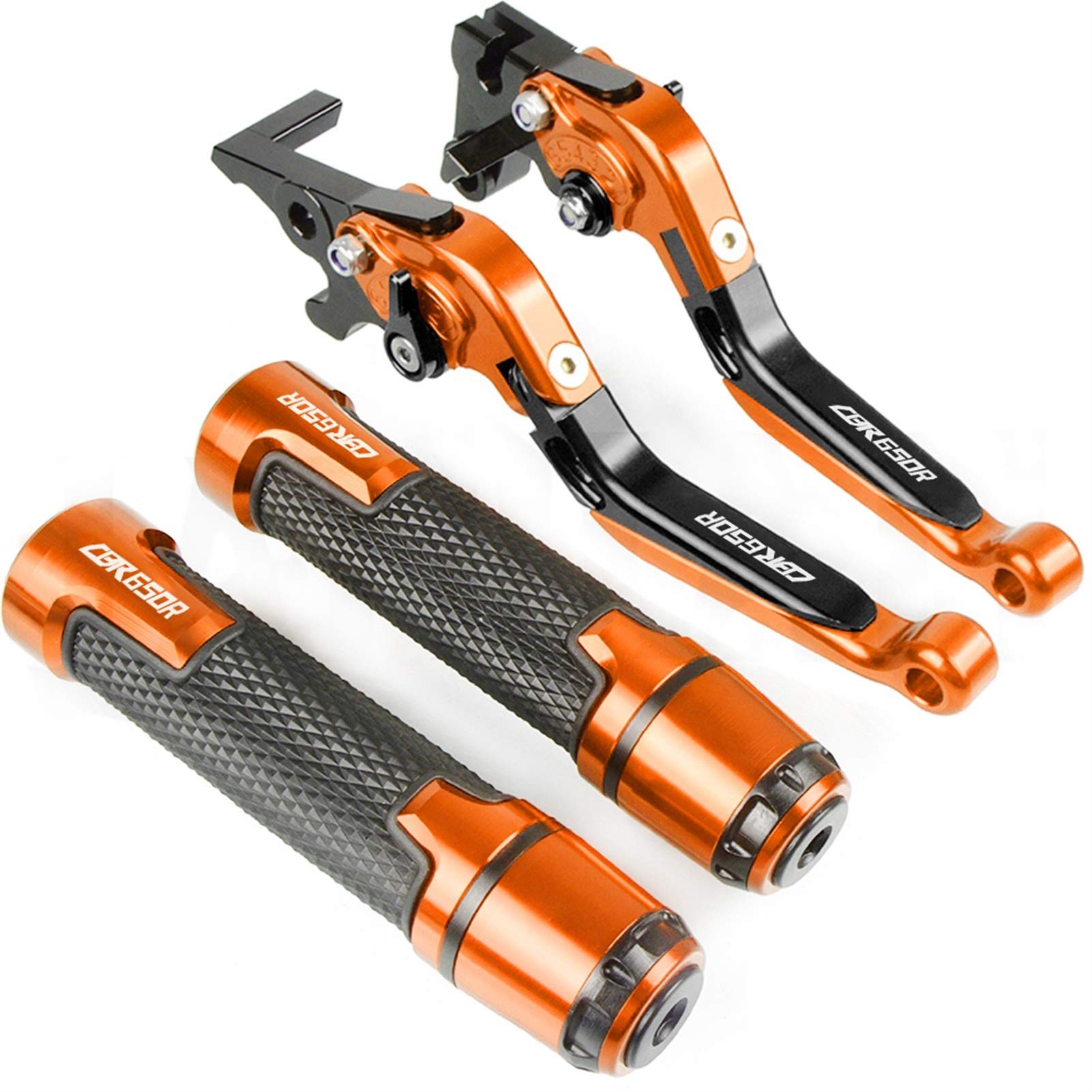 Motorrad Kupplungs Hebel Für ホンダ用 CBR650R / CB650R CBR 650R 2018 2018 2020 Motorrad Faltbar Erweiterbarer Zubehör Einstellbare Bremskupplung Hebel Lenker(TMAX500 8) von BIZIQIMY