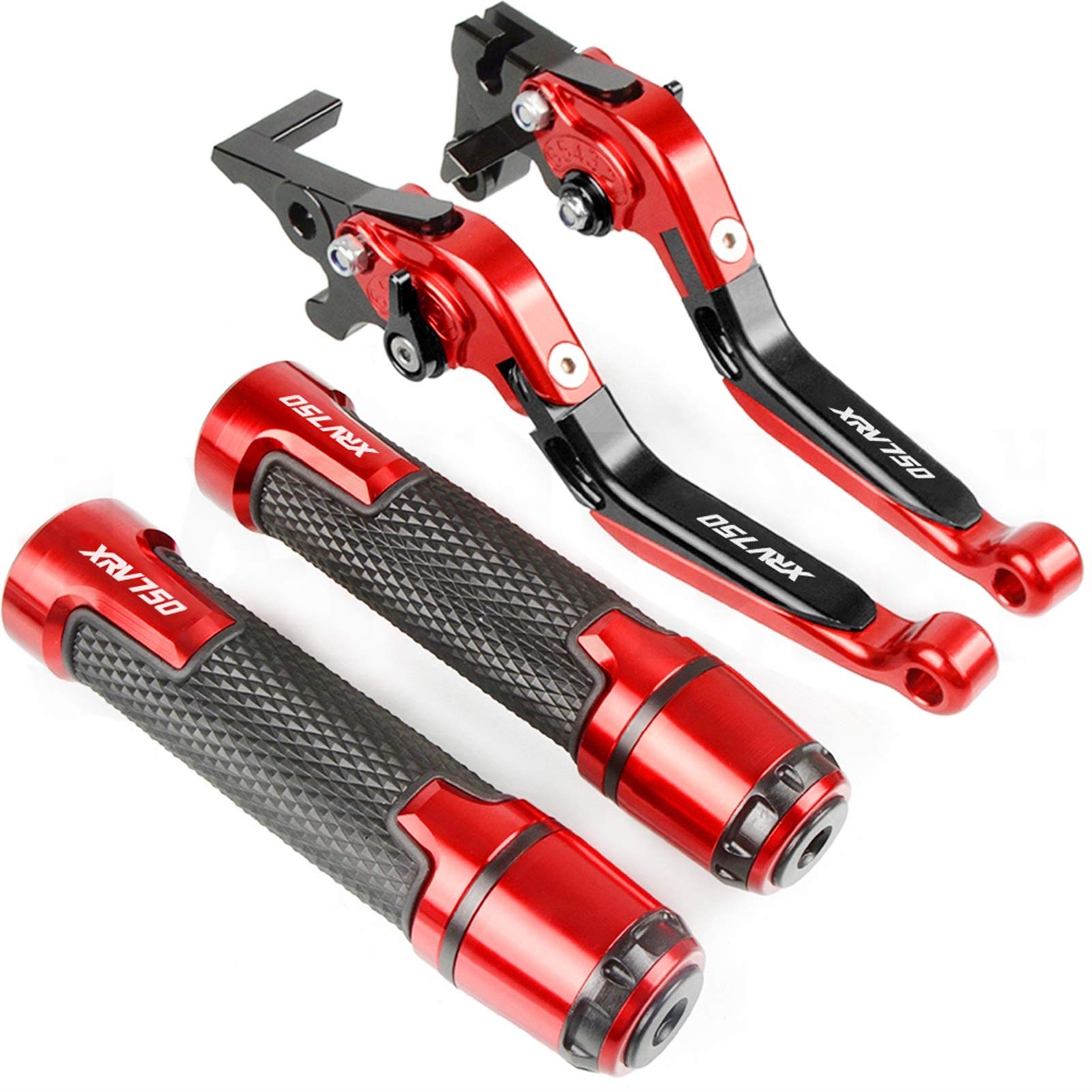 Motorrad Kupplungs Hebel Für ホンダ用 XRV 750 L-Y Africa Twin 1990-2003 1991 1992 1993 1994 1995 Lenker Griff Grip Motorrad XRV750 Bremskupplungshebel(TMAX500 3) von BIZIQIMY