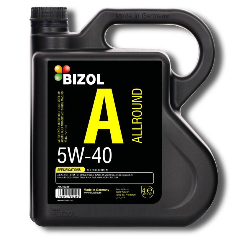 BIZOL Allround 5W-40, 4 Liter von BIZOL