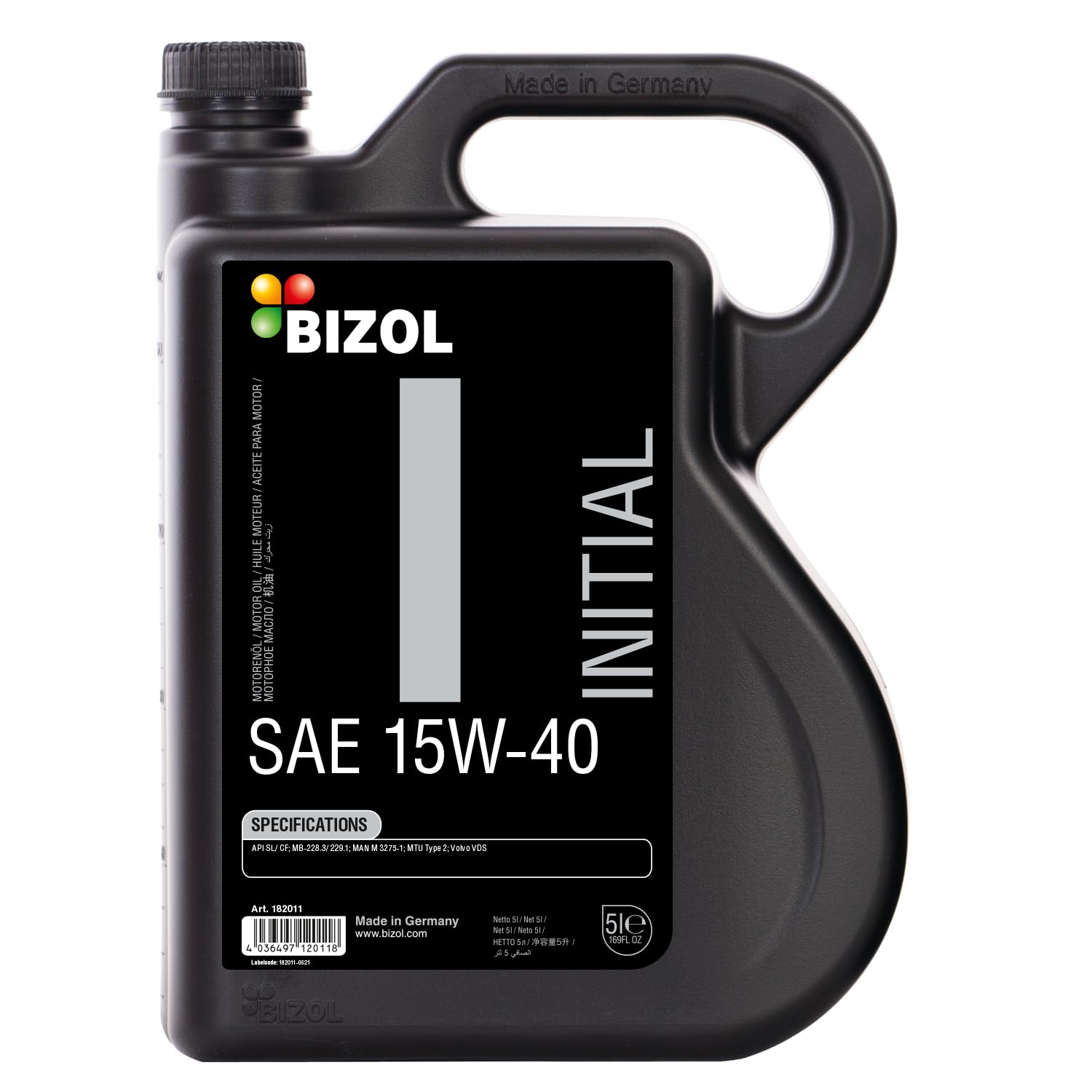 BIZOL Initial HD SAE 15W-40, 5 Liter BIZOL Initial HD SAE 15W-40, 5 Liter von BIZOL