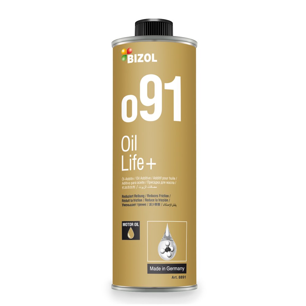 Öl Additiv | BIZOL Oil Life+ o91 | 250 ML | regeneriert das Motorenöl | stabilisiert die Motoröl Viskosität von BIZOL