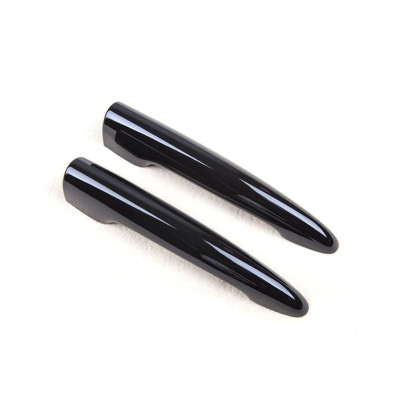 BJJS Türgriff-Abdeckkappe aus ABS für Mini Cooper R-Serie (2 Stück Kofferraumtür hinten R55, 06), schwarz, modern, beidhändig, 2 Stück von BJJS