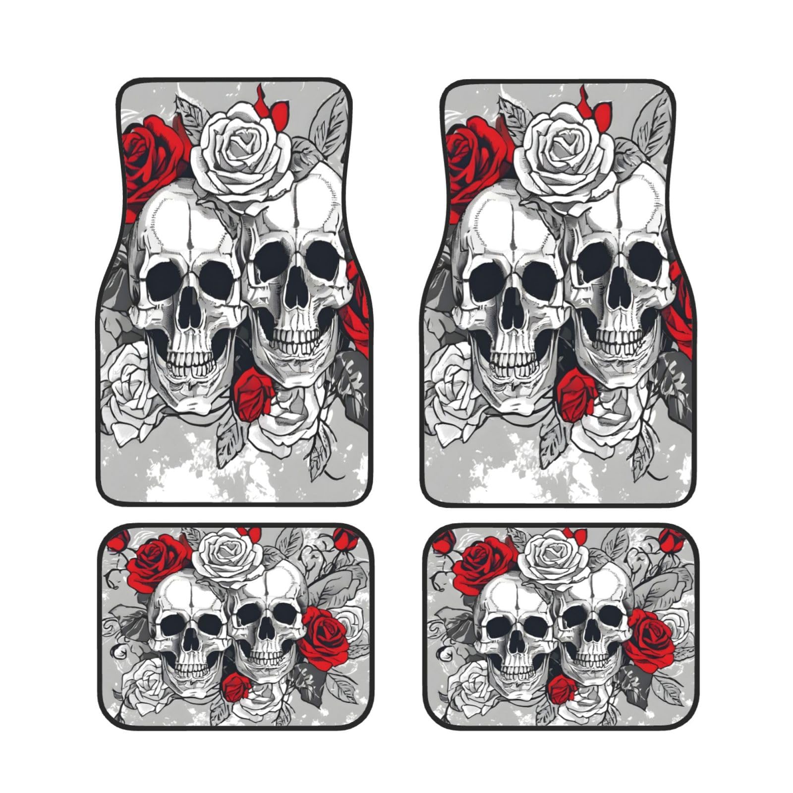 Flower Universal Auto Fußmatten Auto Fußmatten Set von 4 Stück Automotive Front Rear Floor Fußmatten Anti-Rutsch-Neopren Auto Fußmatten für SUVs, Limousinen, Van, LKW Flower Universal Auto Fußmatten Auto Fußmatten Set von 4 Stück Automotive Front Rear Floor Fußmatten Anti-Rutsch-Neopren Auto Fußmatten für SUVs, Limousinen, Van, LKW von BKTRAVERPT