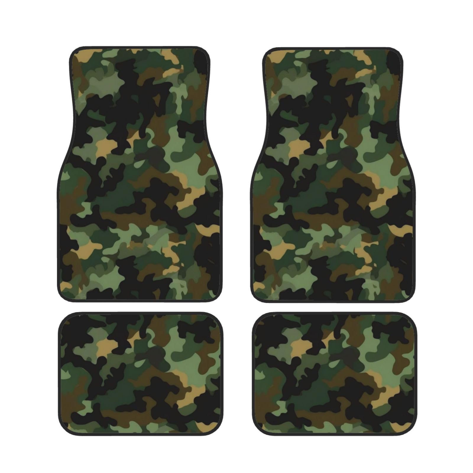 Tarnmuster Universal Auto Fußmatten Auto Fußmatten Set von 4 Stück Automotive Vorne Hinten Fußmatten Anti-Rutsch-Neopren Auto Fußmatten für SUVs, Limousinen, Van, LKW Tarnmuster Universal Auto Fußmatten Auto Fußmatten Set von 4 Stück Automotive Vorne Hinten Fußmatten Anti-Rutsch-Neopren Auto Fußmatten für SUVs, Limousinen, Van, LKW von BKTRAVERPT