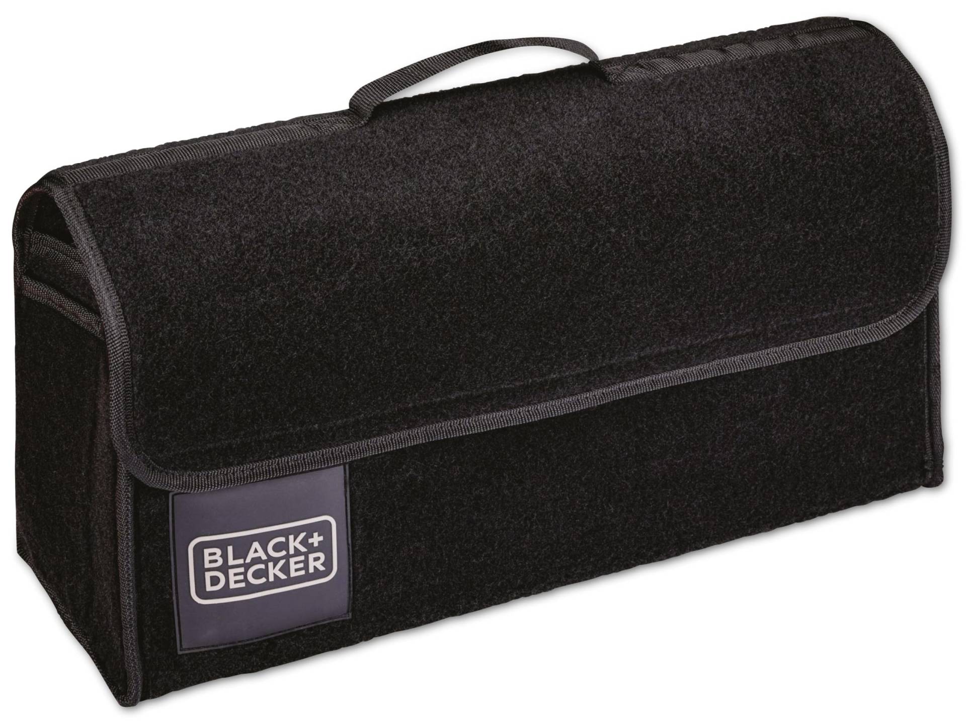 BLACK+DECKER Kofferraum Organizer - Auto Organizer 55 x 15 x 23 cm - Auto Zubehör Innenraum mit 1 Großem Fach und 2 Einstecktaschen - Mit Klettverschluss - Schwarz BLACK+DECKER Kofferraum Organizer - Auto Organizer 55 x 15 x 23 cm - Auto Zubehör Innenraum mit 1 Großem Fach und 2 Einstecktaschen - Mit Klettverschluss - Schwarz von BLACK+DECKER
