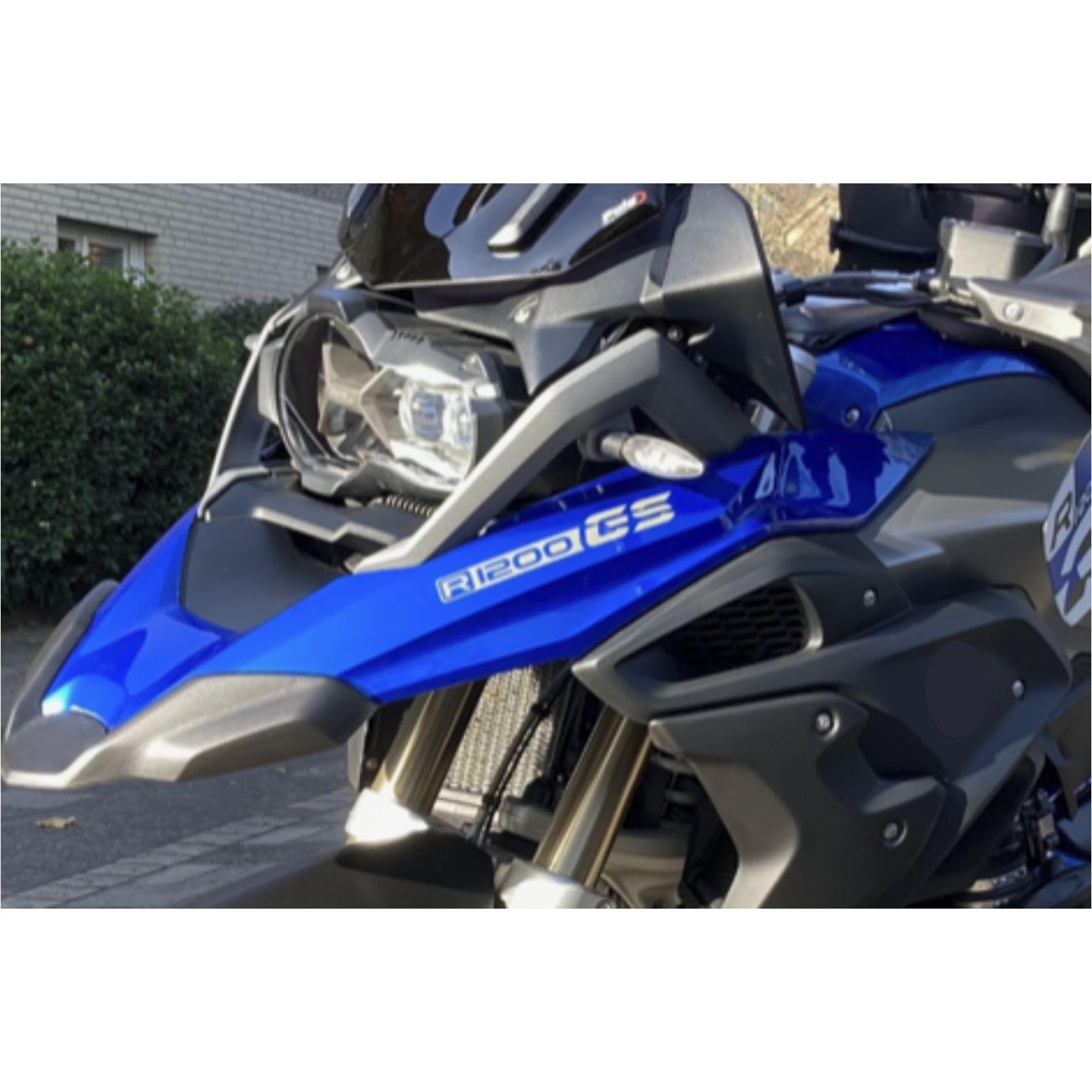 N2 Aufkleber kompatibel zu Moto R1200 GS Motorrad R 1200 (Weiß) von BLACK DOVES GRAPHICS