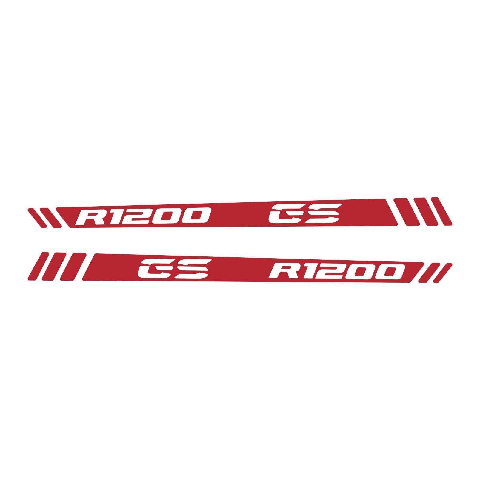 2 reflektierende Aufkleber passend für Motorrad R 1200 GS Adventure Handschutz rot 2 reflektierende Aufkleber passend für Motorrad R 1200 GS Adventure Handschutz rot von BLACK DOVES GRAPHICS