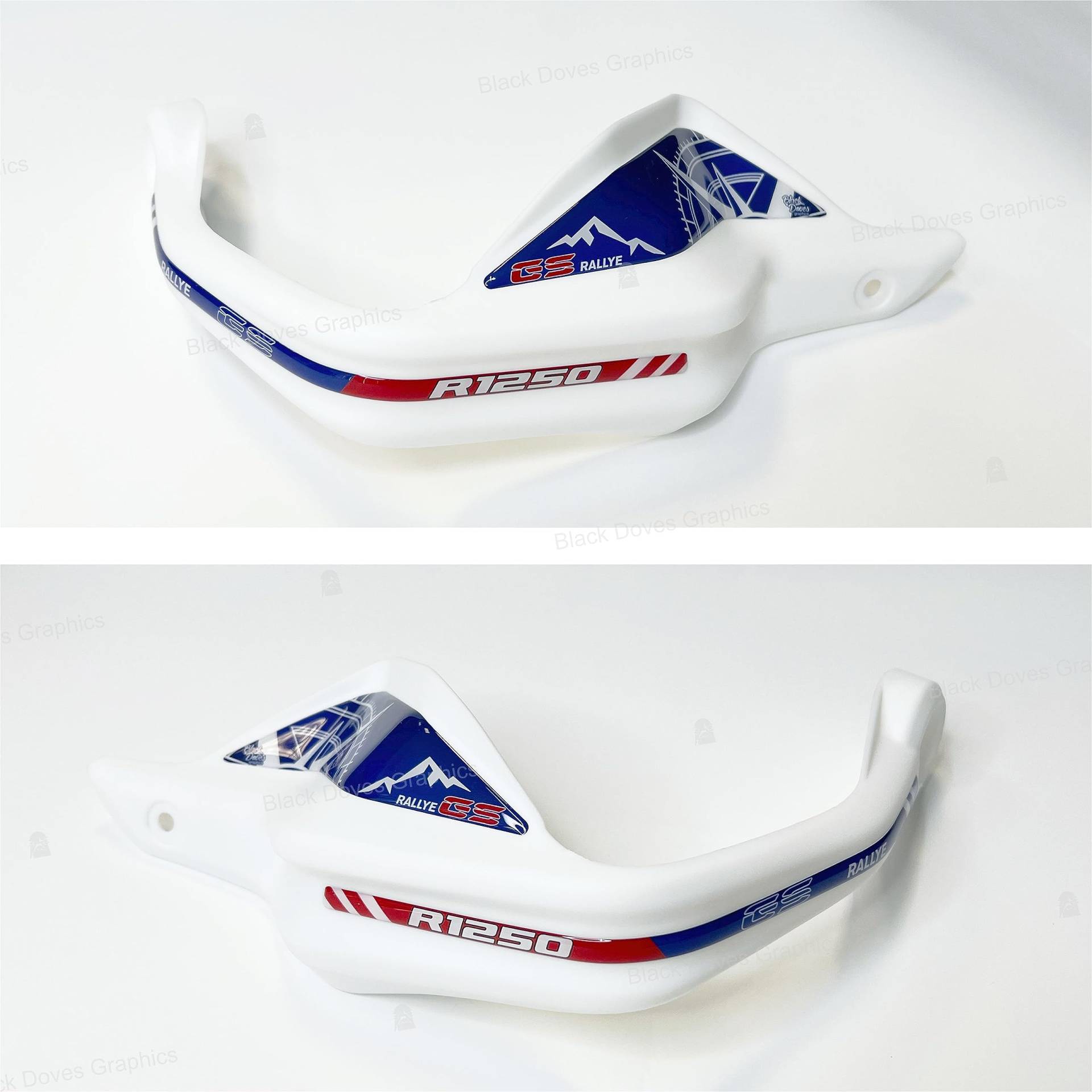 3D Aufkleber Handprotektoren kompatibel mit Motorrad R 1250 GS Rallye 3D Aufkleber Handprotektoren kompatibel mit Motorrad R 1250 GS Rallye von BLACK DOVES GRAPHICS
