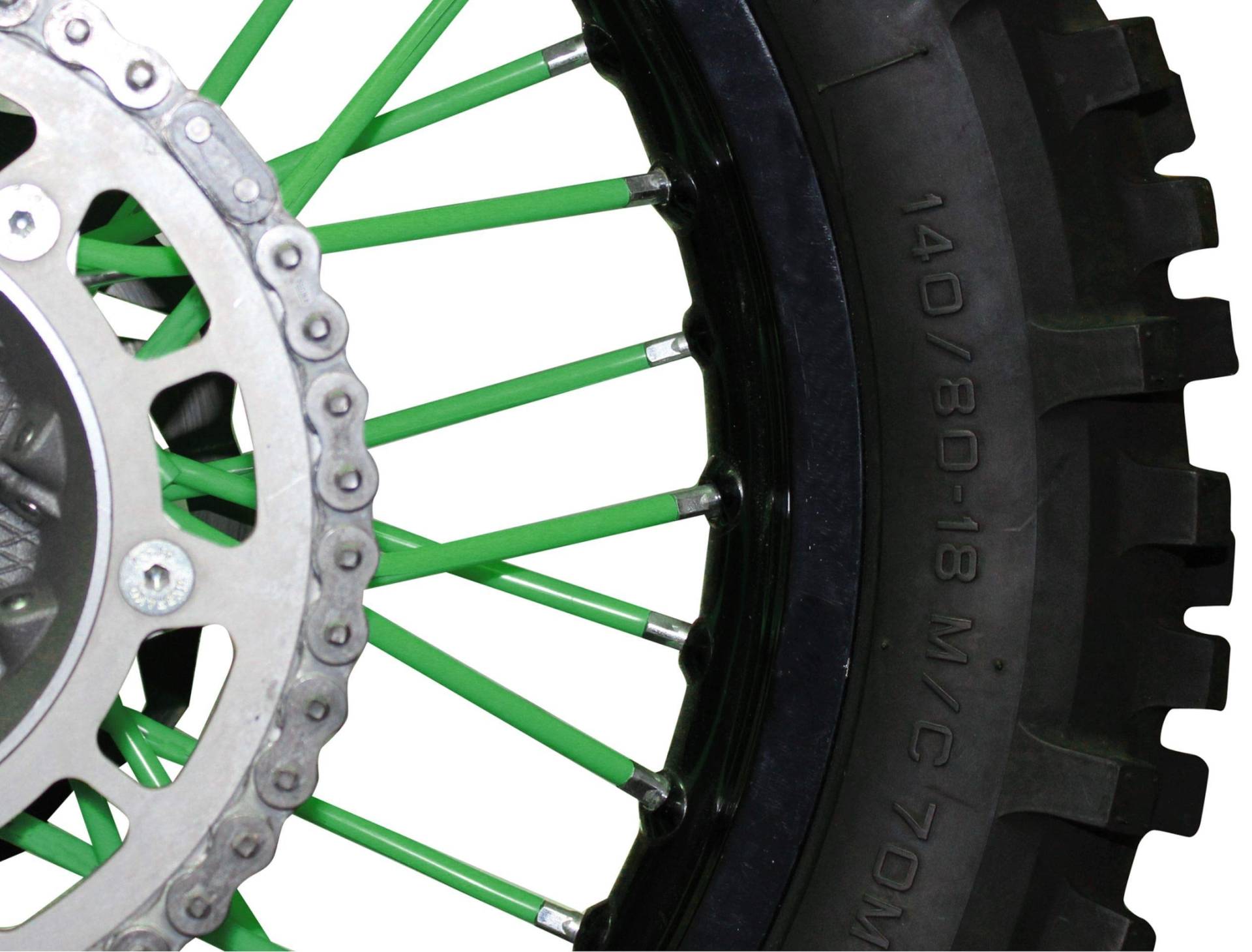 Speichen Cover Spoke Skin grün für 18-21" Set für 2 Räder Speichen Cover Spoke Skin grün für 18-21" Set für 2 Räder von BLACKBIRD RACING