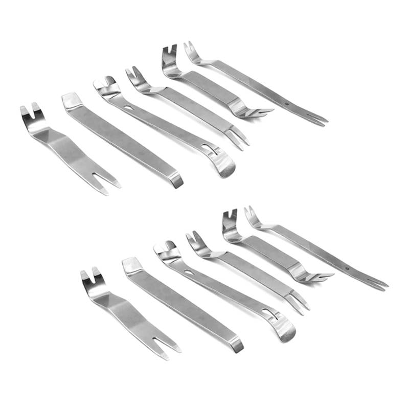 BLASHRD 12 Stücke Auto Radio Tür Clip Panel Trim Dash Audio Entfernung Pry Werkzeug Form Teile von BLASHRD